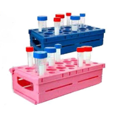 Abdos 2Pcs 21 & 12 Slots Pink Foldable Space Savings Racks, P20216