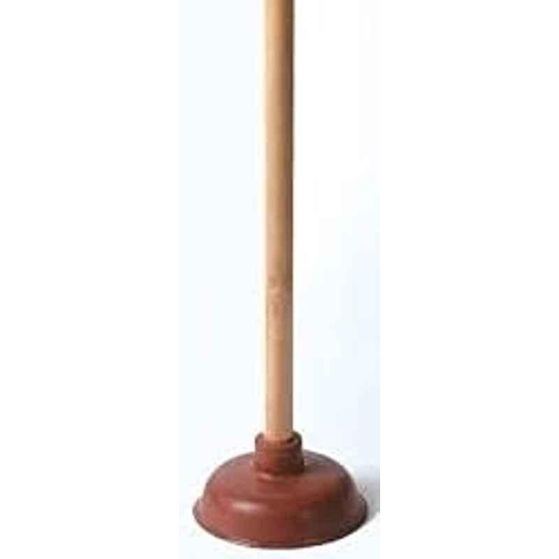 Abbasali Toilet Plunger With Long Wooden Handle