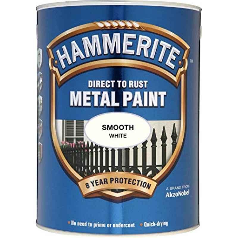 Hammerite 2.5L White Metal Paint, 5084860