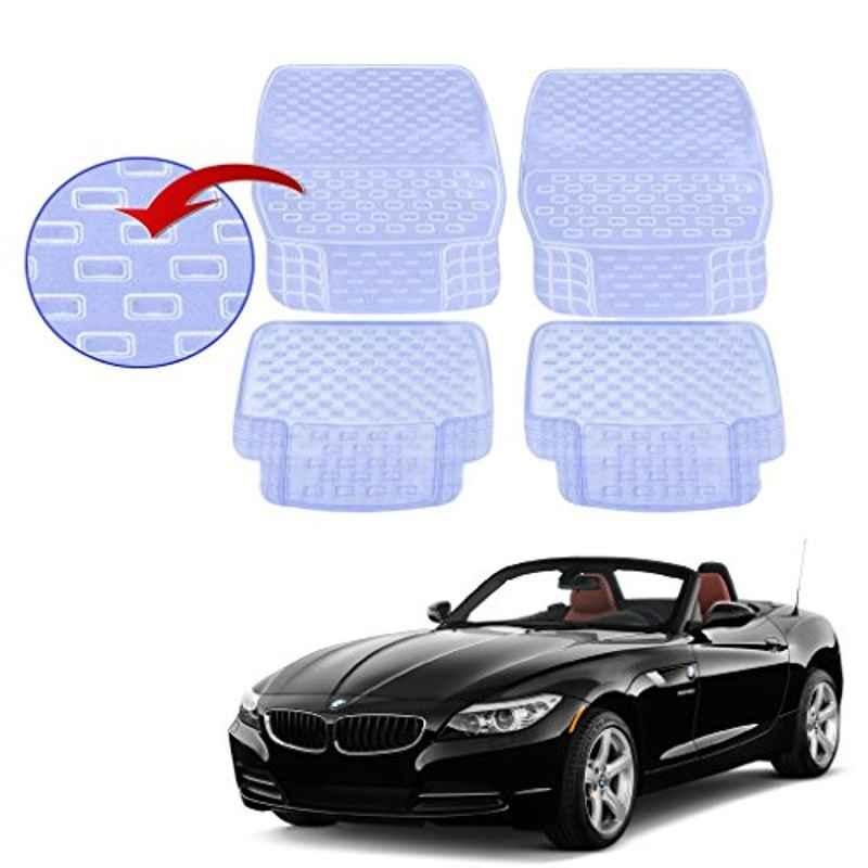Kozdiko 93043 4 Pcs Rubber & PVC Clear Car Floor Mat Set for BMW Z4