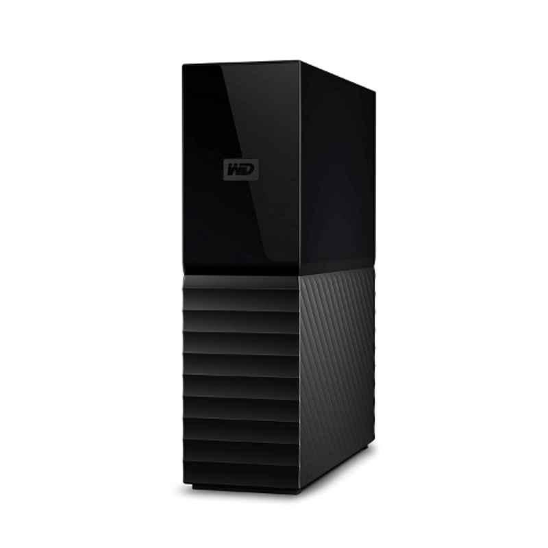 WD My Book 8TB Black External Hard Drive with Automatic Backup & Password Protection, WDBBGB0080HBK-BESN