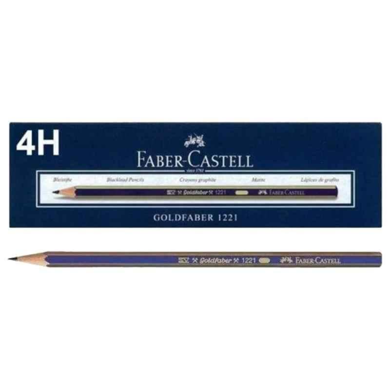 Faber Castell GOLDFABER 1221 4H Graphite pencil, 112514