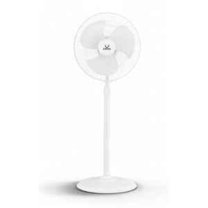 Zokasa Rio Plus 70W 2400rpm White Pedestal Fan with 2 Years Warranty, Sweep: 400 mm