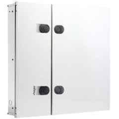 Hager Novello+ 8 Ways 12+12+24 Modules Double Door TPN Phase Segregated Distribution Board, VYG08DL