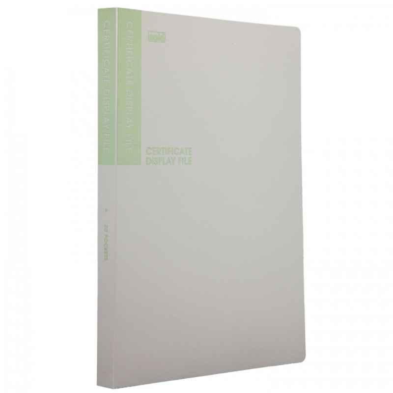 Solo B4 Top Loading Grey Display File with 20 Pockets, DF 502 (Pack of 2)