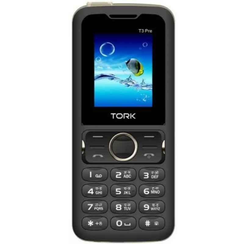 Tork T3 Pro 1.8 inch Black & Gold Feature Phone