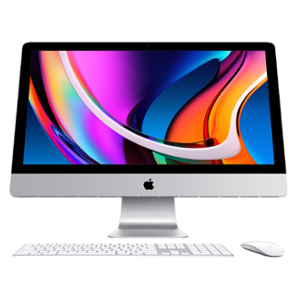 Apple 27-inch iMac with Retina 5K display: 3.3GHz 6-core 10th-generation Intel Core i5 processor, 512GB, 8GB-White, MXWU2HN/A