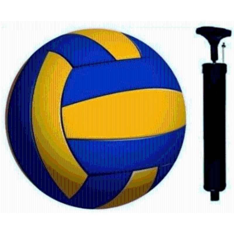 Singhal Trade 300-400g Volleyball with Size & Weight Air Pump, Size: 5
