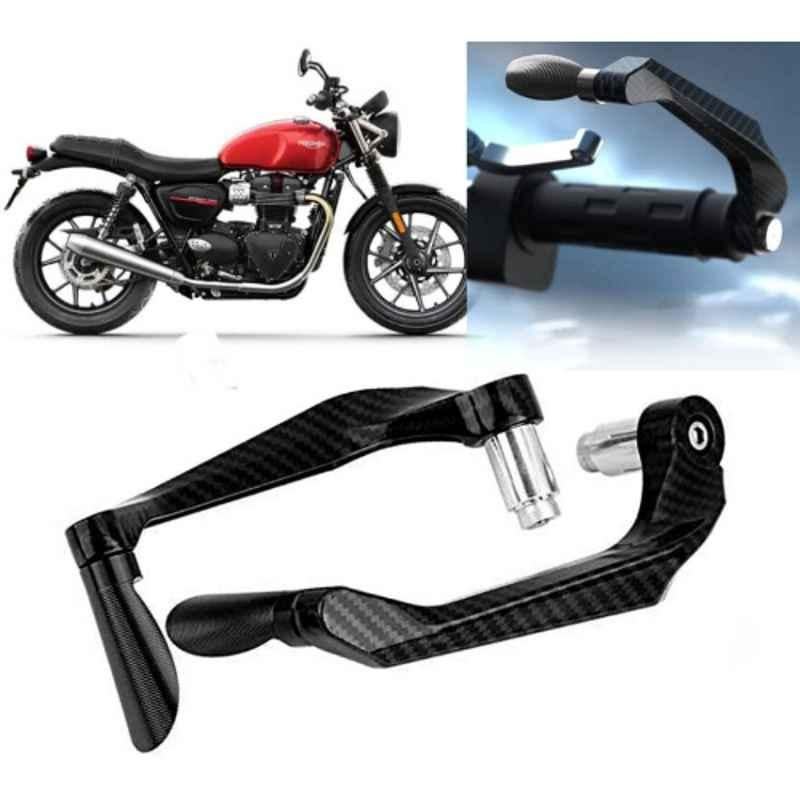 Auto Pearl 2 Pcs Aluminium Carbon Black Brake Clutch Lever Set for Triumph Street Twin BS6