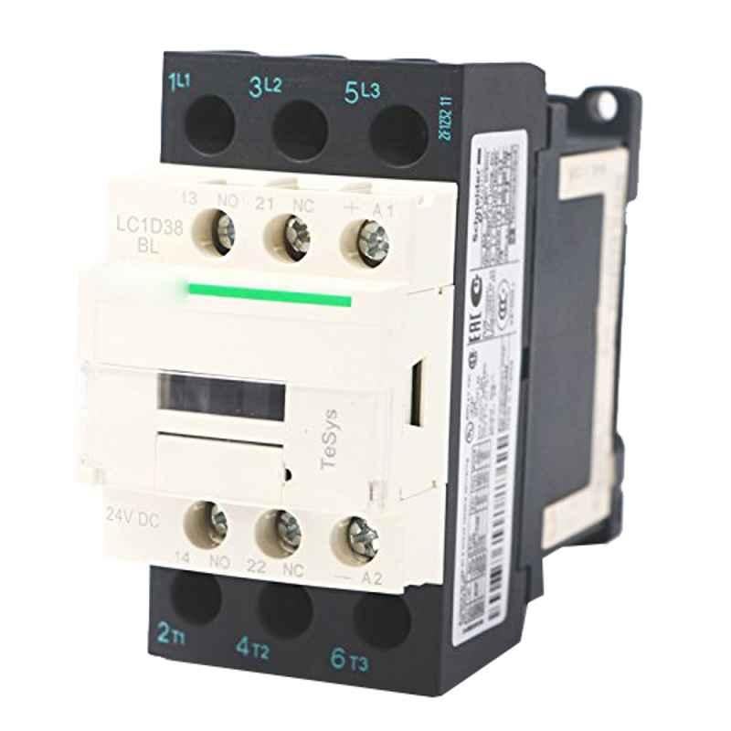 Schneider Electric TeSys D 38A 24VDC Coil Contactor, LC1D38
