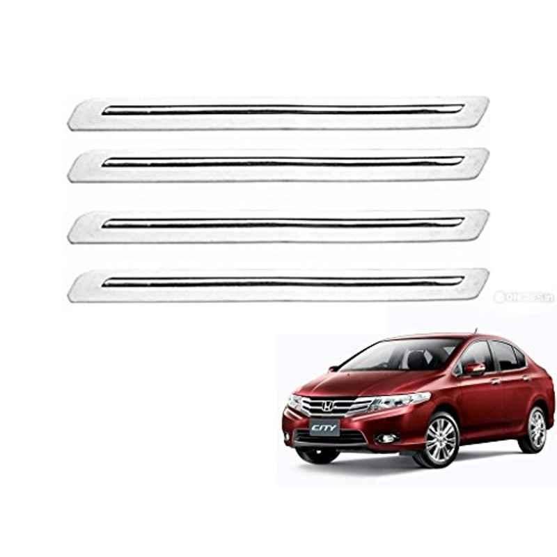 Kozdiko 4 Pcs White Car Bumper Protector Set for Fiat Avventura