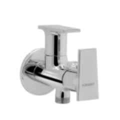 Somany Olive Brass Chrome Finish Two Way Angle Valve, 272210330061