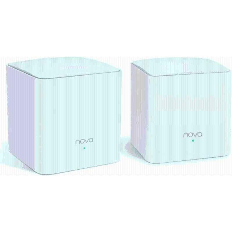 Tenda Nova MW5G 1200Mbps Mesh Wi-Fi Mesh Router with Dual Band & Two Gigabit Ports (Pack of 2)
