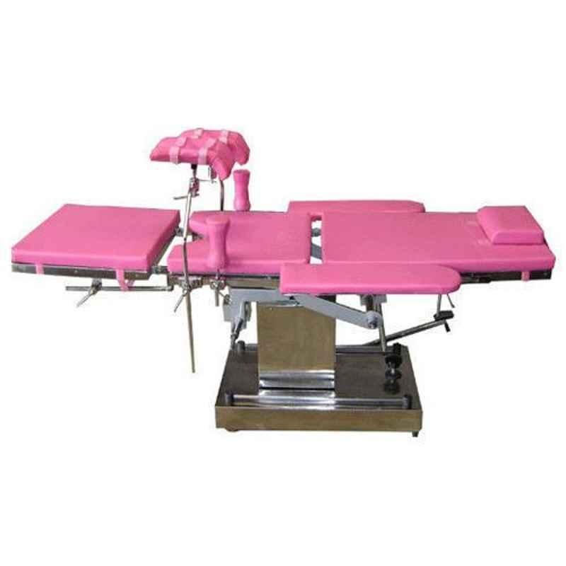 Surgihub 1830x900mm Pink Hydraulic Deluxe Delivery Table, 11026