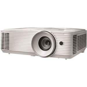 Optoma1.02-7.62m 4500lm White Portable Projector with 1 Speaker & Remote Controller, EH412