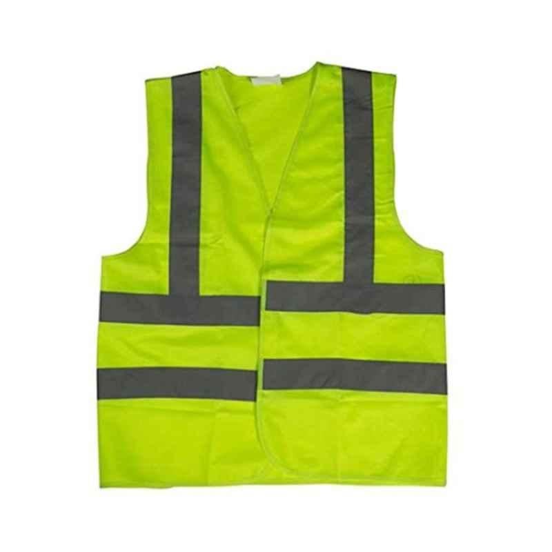 Mkats Green Reflective Safety Vest, B07P9XXFRG