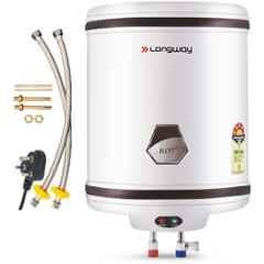 Longway 35L Ivory Water Storage Geyser with Free Installation Kit, Hotplus