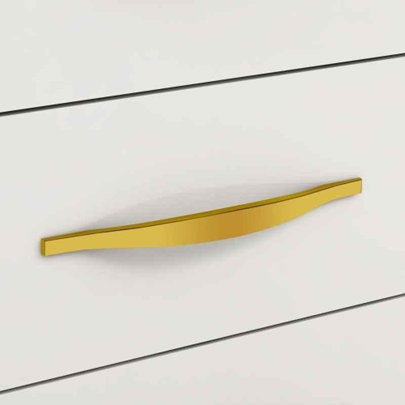 Plantex 224mm Zinc Gold Pull Cabinet Handle for Home & Office, APS-PH-102-GOLD-224MM-PK1