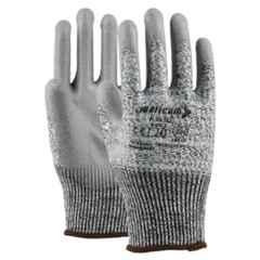 Mallcom P363G HPPE & Fiberglass Grey Cut Resistant Safety Gloves, Size: 10 (Pack of 2)