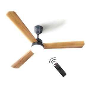 XUGA Celeste F2W 28W 5 Star 380rpm 3 Blade Wooden BLDC Ceiling Fan with Remote & 5 Years Warranty, Sweep: 1200 mm