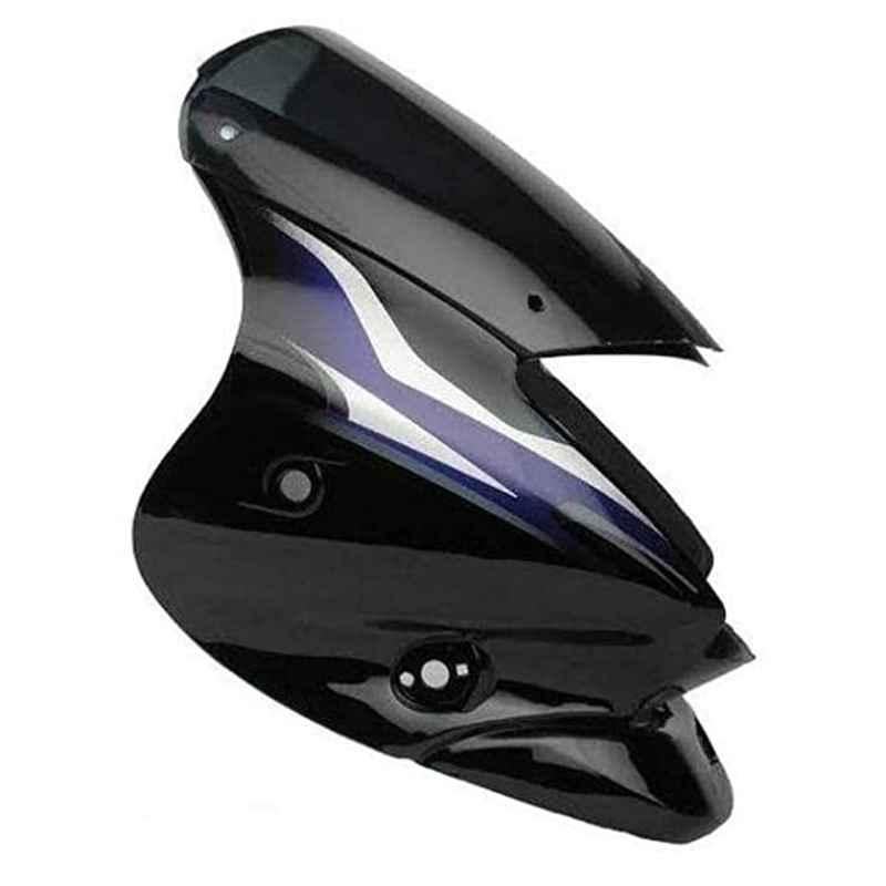 Buy Grow Famous ABS Black Purple Head Light Visor for Bajaj