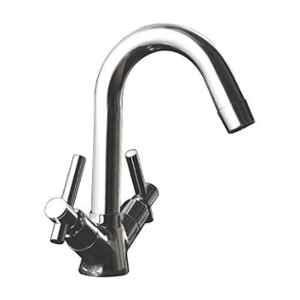 IRIS Mini Terrim Brass Metal Chrome Finish Centre Hole Basin Mixer