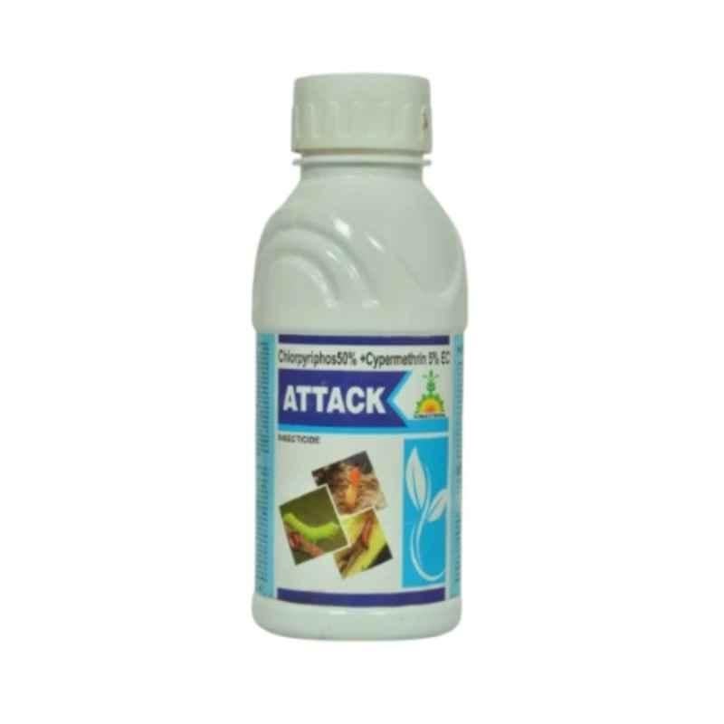 Shurbans 250ml Chlorpyrifos 50% & Cypermethrin 5% EC Attack Insecticide (Pack of 5)