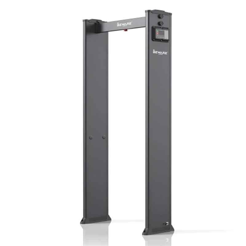 Beware 12W 90-240VAC 5 Zone Door Frame Metal Detector with LED Zone Indicator, Infrared People Counter & Audio Alarm, BW-5ZD