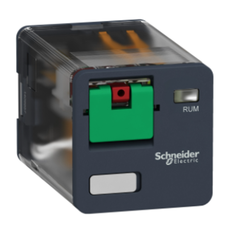 Schneider 230 VAC 10A 3 C/O Zelio Rum Universal Plug-in Relay with LED, RUMC32P7