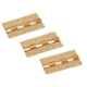 Smart Shophar 6x1.25x2 inch Brass Gold Railway Hinge, SHA10HG-RAIL-GL6X1.25X2-P3 (Pack of 3)