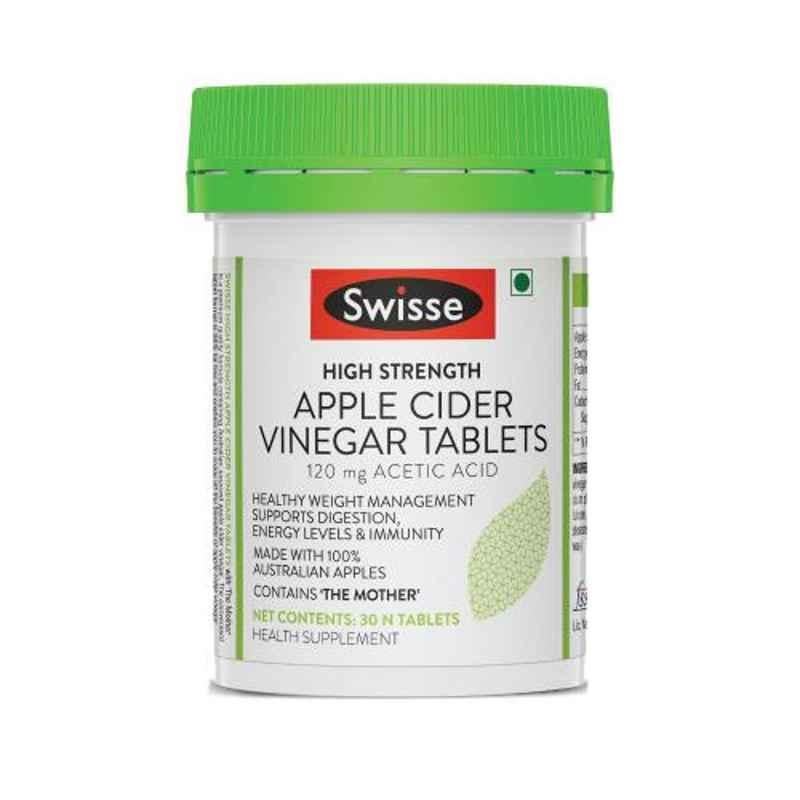 Swisse 30 Pcs High Strength Apple Cider Vinegar Tablets, HHMCH9568700001