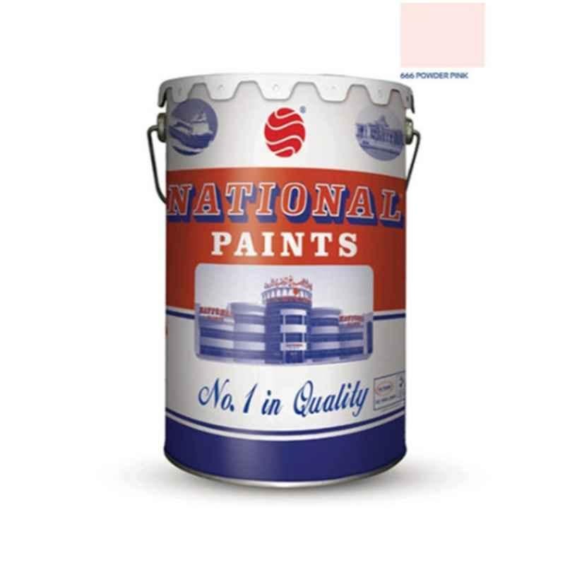 National Paints 3.6L Powder Pink Water Based Wall Paint, NP-666-3.6