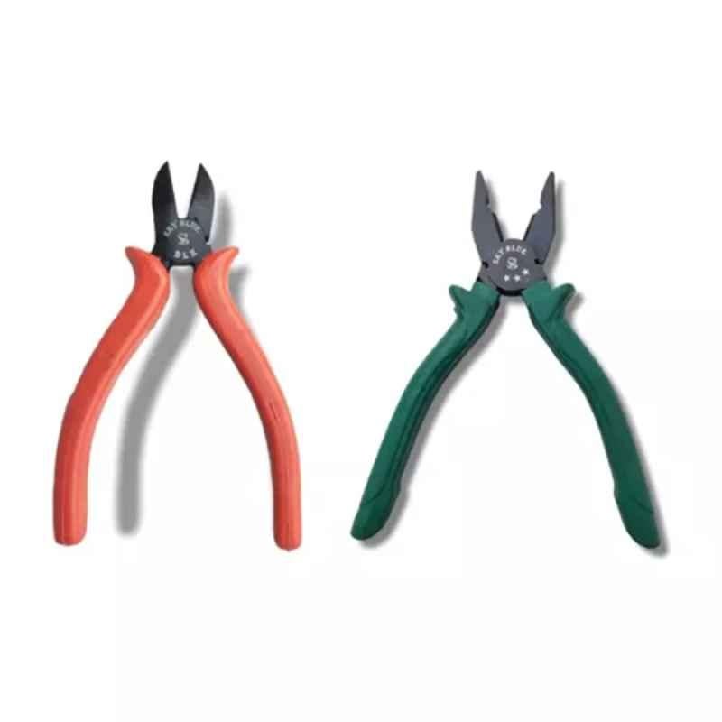 Sky Blue 2 Pcs 7.8 inch Lineman Plier Combo, SBE_PLIER_COMBOS_COMBO_657
