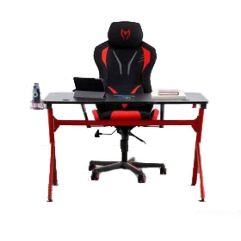 Pan Emirates Elanza 061ZAH1800001 Black & Red Office Desk, 74x120x66 cm