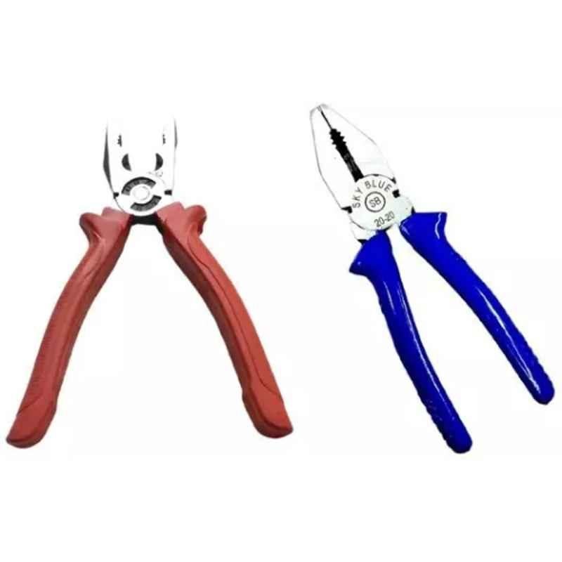 Sky Blue 2 Pcs 7.8 inch Groove Plier Combo, SBE_PLIER_COMBO_MOD_01060