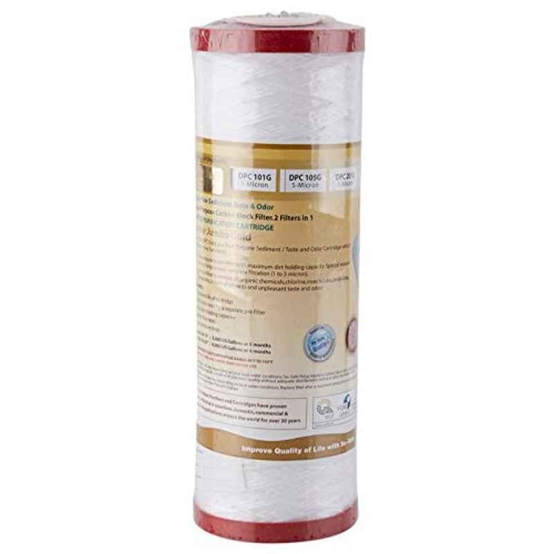 So Safe 10 inch 1 Mic Gold Dual Purpose Jumbo Cartridge