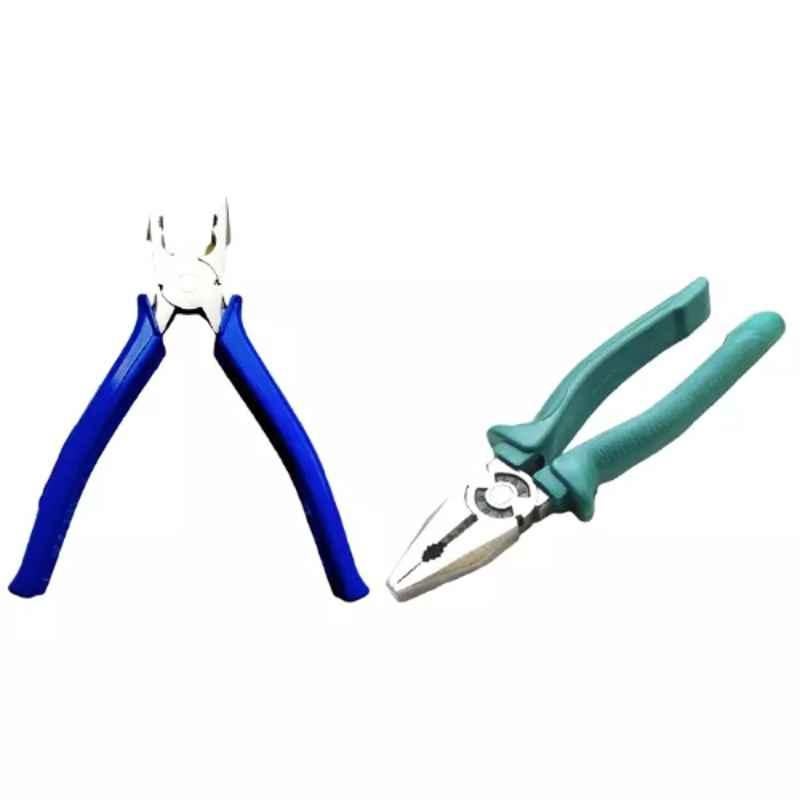 Sky Blue 2 Pcs 7.8 inch Groove Plier Combo, SBE_PLIER_COMBOS_COMBO_013