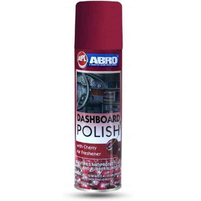 Abro DP-629-CH 220ml Car Dashboard Leather Polish Spray with Cherry Fragrance