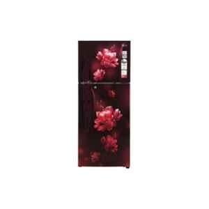 LG 240 Litre Steel Red Water Lilly 2 Star Frost Free Double Door Refrigerator, GL-S292SRWY