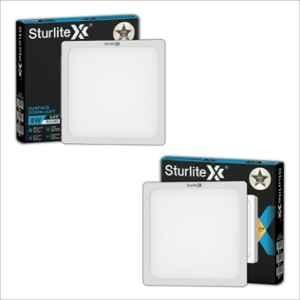 Sturlite S-FIT 8W 640lm Cool White Square LED Surface Light (Pack of 2)