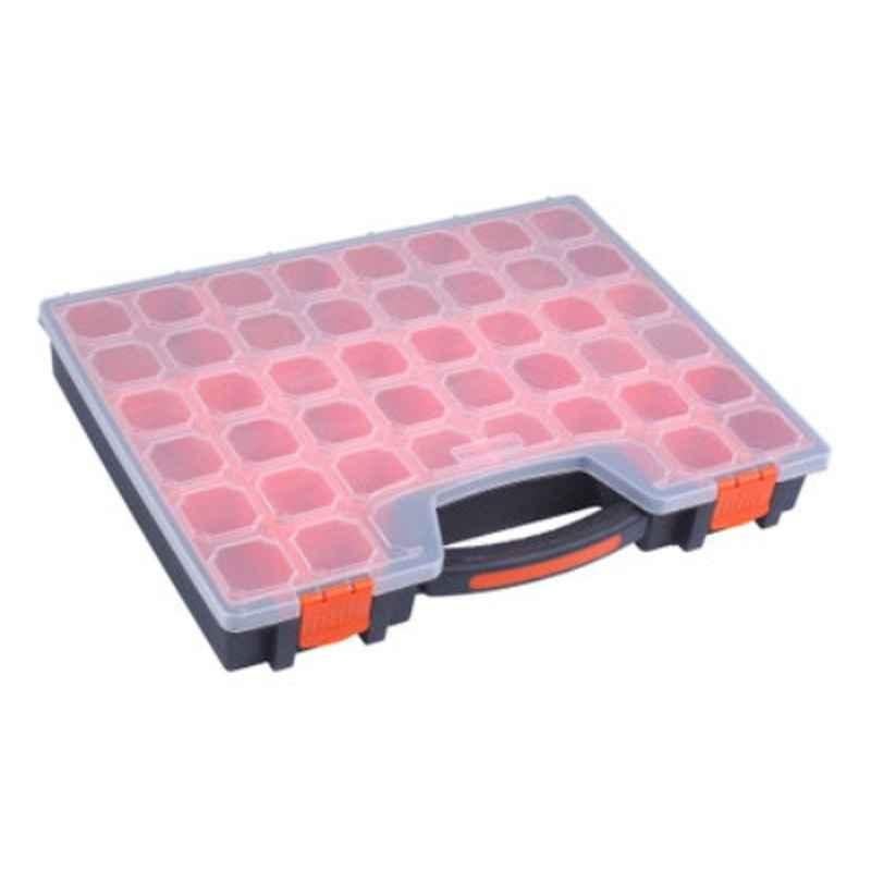 Tactix ORGANISER STORAGE BOX 380mm 21-Compartment, Removable Dividers
