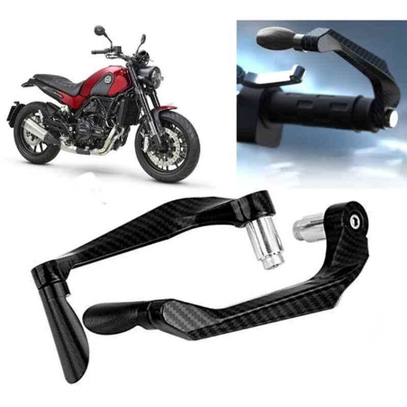 Auto Pearl 2 Pcs Aluminium Carbon Black Brake Clutch Lever Set for Benelli Leoncino