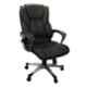 Master Labs Mesh Fabric Adjustable Black Central Tilt Revolving Chair with Fixed Arm, MLF-175