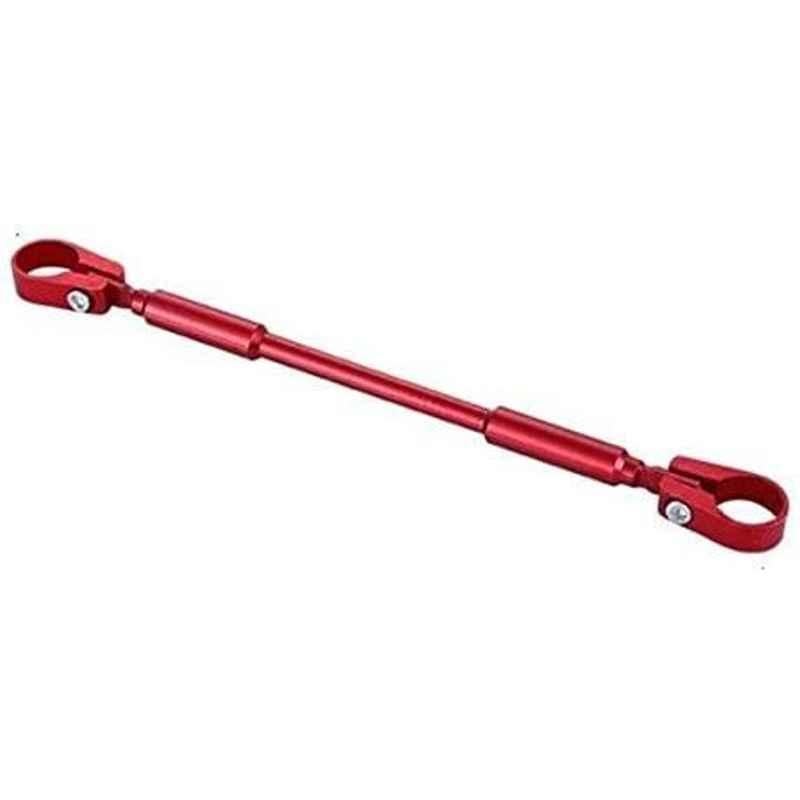 AOW Handlebar Cross Bar Steering Wheel Strength Lever Bar (Red) for Hero Splendor Pro