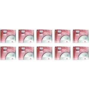 Philips 4.7GB DVD-RW 4X Speed Jewel Case DVD Rewritable, (Pack of 10)