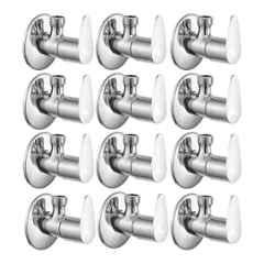 Fastgear Fusion Stainless Steel Silver Chrome Finish Angle Valve, FG2475 (Pack of 12)