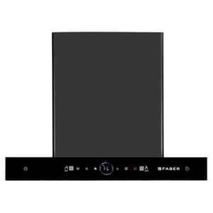 Faber Dazzle 1500m3/hr 60cm Black Heat Autoclean Wall Mounting Chimney, 325.0727.858