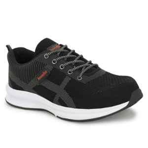 Kavacha Air S214 Steel Toe Black Safety Shoe with Phylon Sole, Size: 10