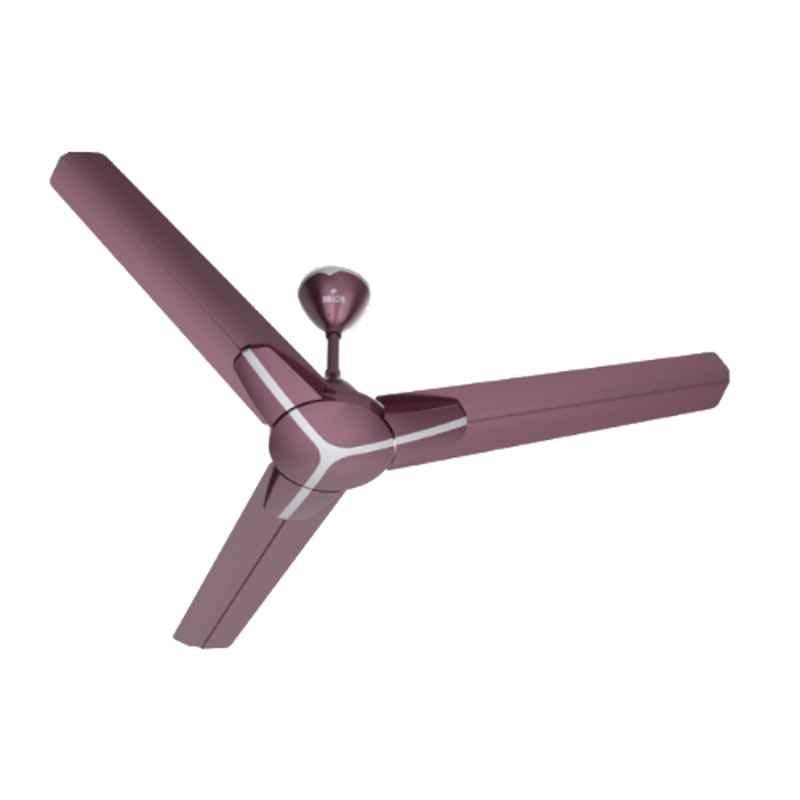 Polycab Euphoria Ep02 75W 400rpm Mystic Magenta Silver Premium Ceiling Fan, FCEPRST256M, Sweep: 1200 mm