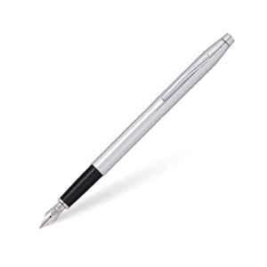 Cross Classic Century Black Ink Lustrous Chrome Finish Fountain Pen, AT0086-108FS